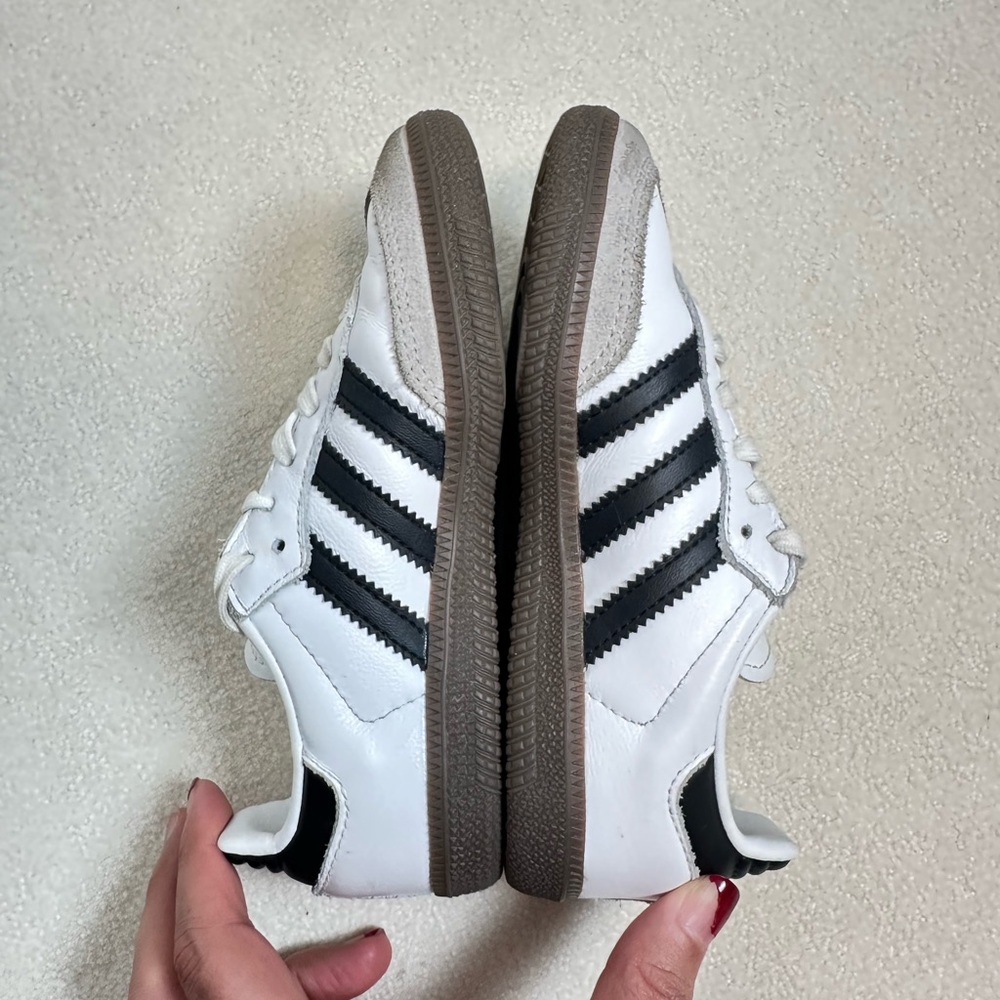 Adidas | Samba | Toddler Kids OG White, Black Gum Sneakers Size 11K - Picture 4 of 7